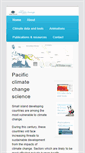 Mobile Screenshot of pacificclimatechangescience.org