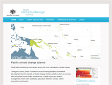 Tablet Screenshot of pacificclimatechangescience.org